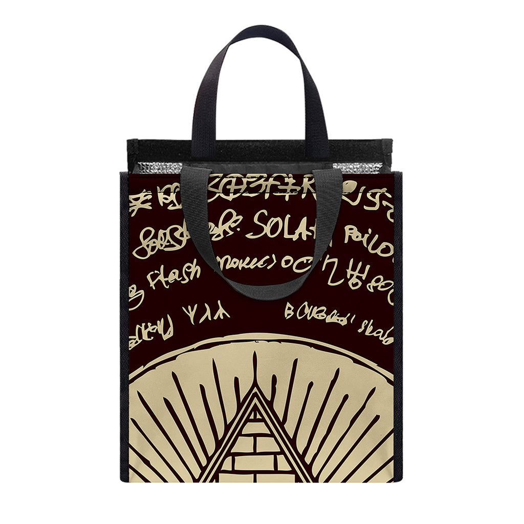 Eye of Providence Symbol Print Insulated Lunch Tote