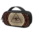 Eye of Providence Symbol Print Portable Cooler Travel Case