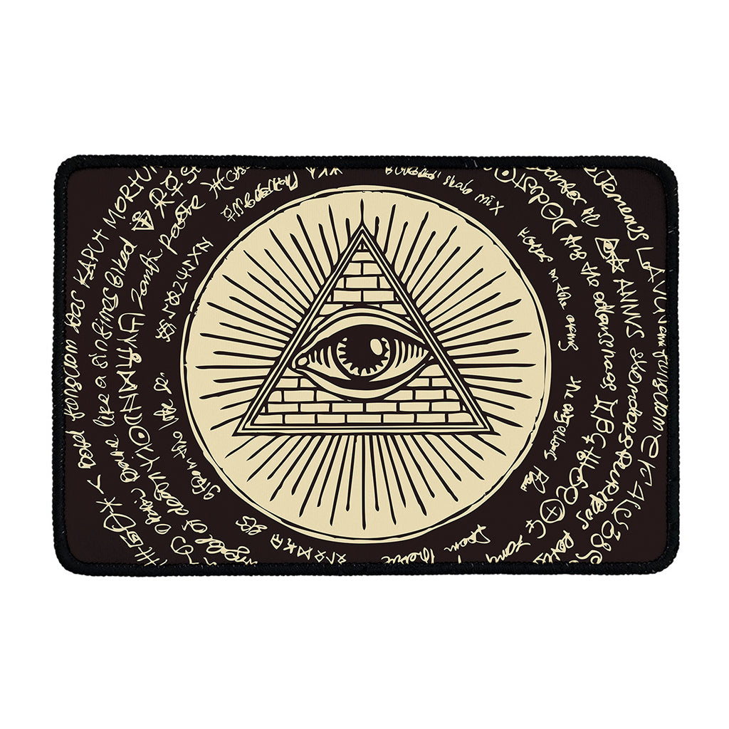 Eye of Providence Symbol Print Kitchen Mat