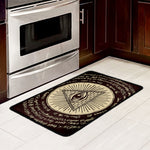 Eye of Providence Symbol Print Kitchen Mat