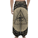 Eye of Providence Symbol Print Lantern Pants
