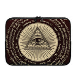 Eye of Providence Symbol Print Laptop Sleeve