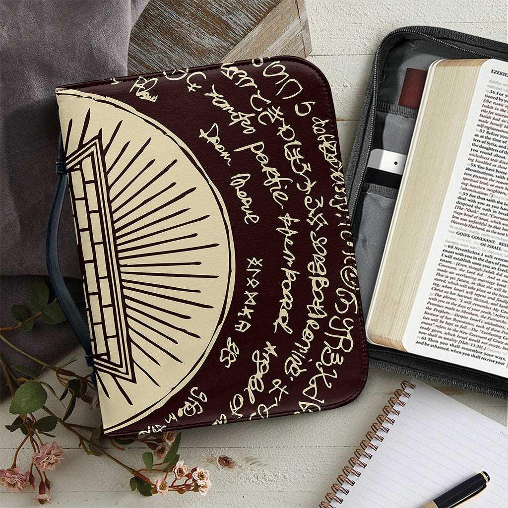 Eye of Providence Symbol Print Leather Bible Cover
