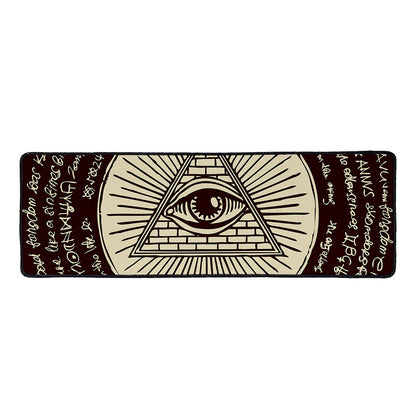 Eye of Providence Symbol Print Long Kitchen Mat
