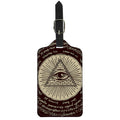 Eye of Providence Symbol Print Luggage Tag