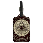 Eye of Providence Symbol Print Luggage Tag