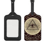 Eye of Providence Symbol Print Luggage Tag