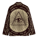 Eye of Providence Symbol Print Men's Blazer