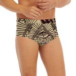 Eye of Providence Symbol Print Men's Briefs