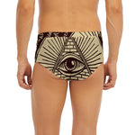 Eye of Providence Symbol Print Men's Briefs