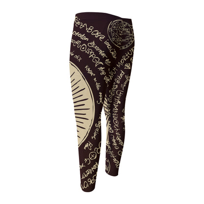 Eye of Providence Symbol Print Men's Compression Pants