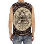 Eye of Providence Symbol Print Men's Fitness Tank Top