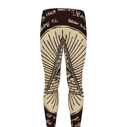 Eye of Providence Symbol Print Men's leggings