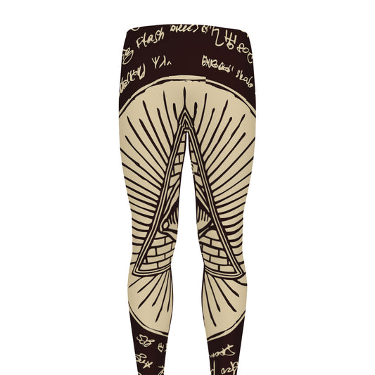 Eye of Providence Symbol Print Men's leggings
