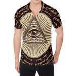 Eye of Providence Symbol Print Men's Shirt