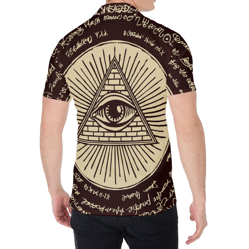 Eye of Providence Symbol Print Men's Shirt