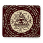 Eye of Providence Symbol Print Mouse Pad