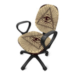 Eye of Providence Symbol Print Office Chair Cover