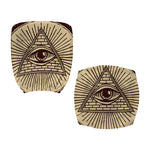 Eye of Providence Symbol Print Office Chair Cover