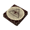 Eye of Providence Symbol Print Outdoor Seat Cushion Cover