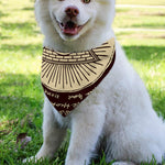 Eye of Providence Symbol Print Over The Collar Dog Bandana
