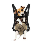 Eye of Providence Symbol Print Pet Carrier Backpack