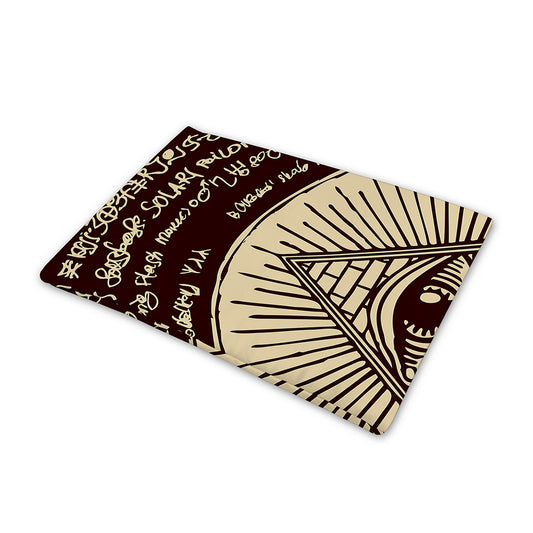 Eye of Providence Symbol Print Pet Cooling Mat Cover