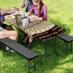 Eye of Providence Symbol Print Picnic Table Cover
