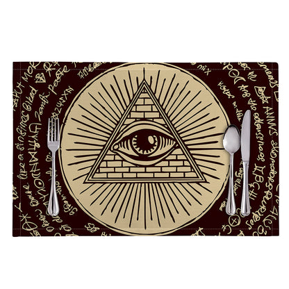 Eye of Providence Symbol Print Placemat