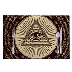 Eye of Providence Symbol Print Placemat