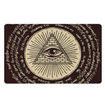 Eye of Providence Symbol Print Polyester Doormat