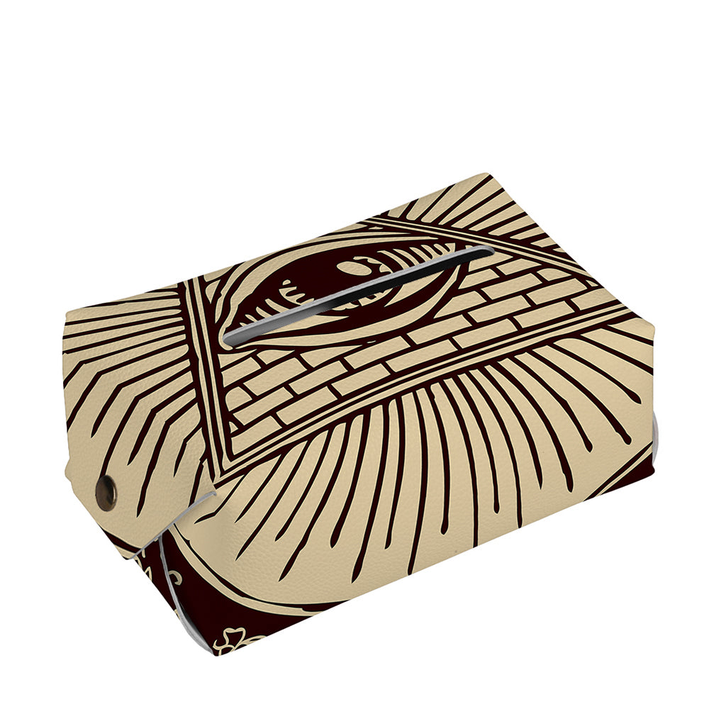 Eye of Providence Symbol Print Rectangle Tissue Box Cover