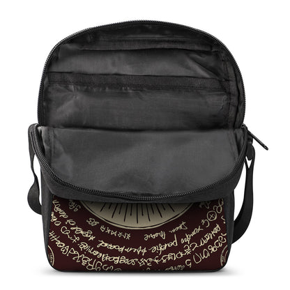 Eye of Providence Symbol Print Rectangular Crossbody Bag