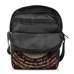 Eye of Providence Symbol Print Rectangular Crossbody Bag