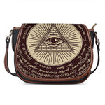 Eye of Providence Symbol Print Saddle Bag