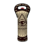 Eye of Providence Symbol Print Single Neoprene Wine Tote