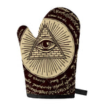 Eye of Providence Symbol Print Single Oven Mitt