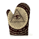Eye of Providence Symbol Print Single Oven Mitt