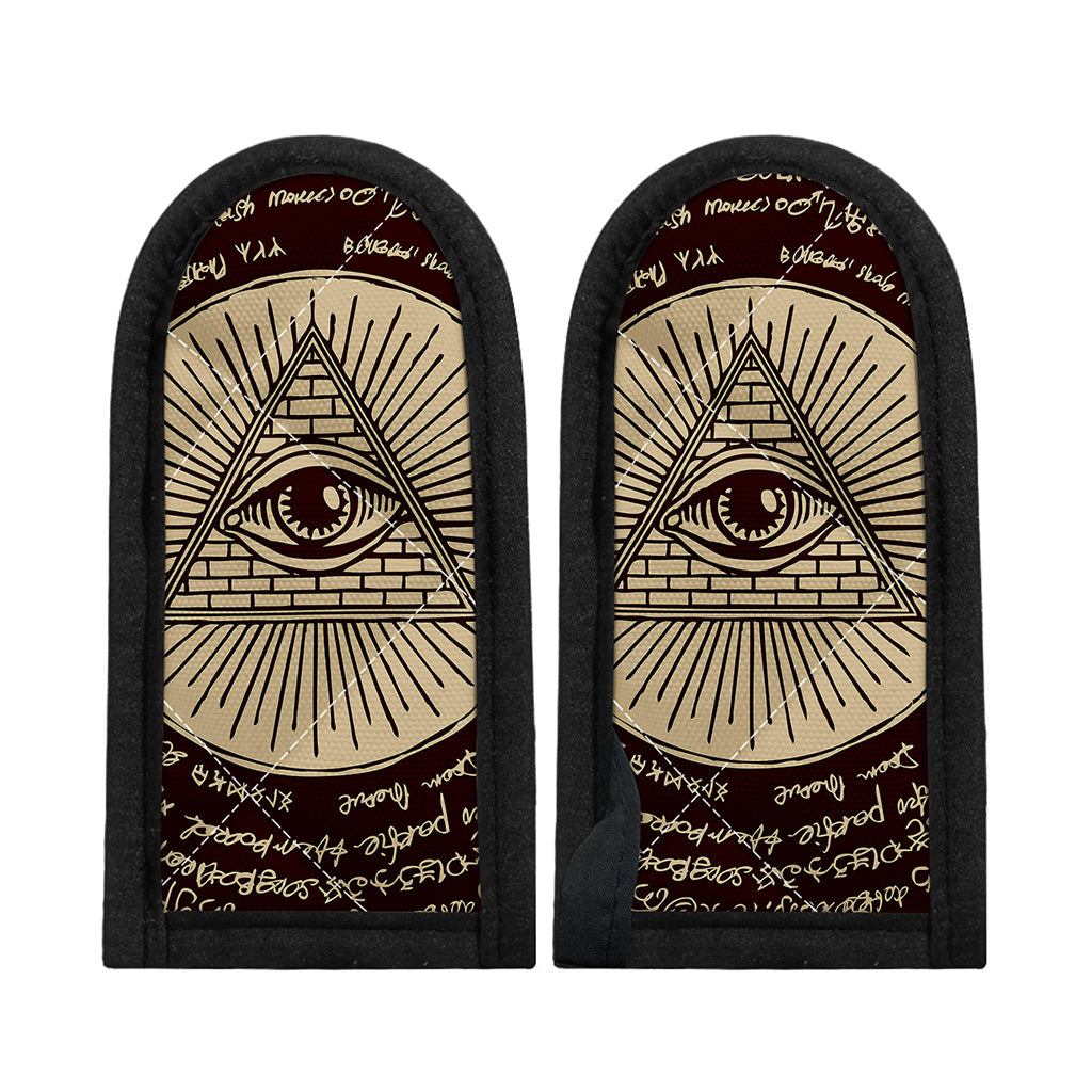 Eye of Providence Symbol Print Skillet Handle Cover