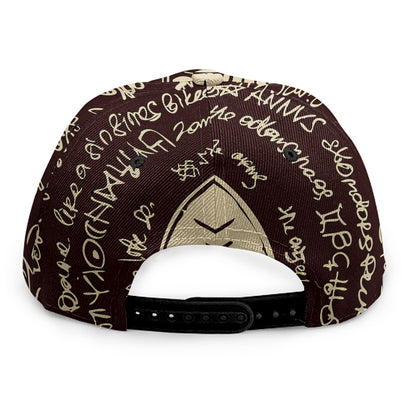 Eye of Providence Symbol Print Snapback Cap