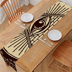 Eye of Providence Symbol Print Table Runner