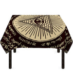 Eye of Providence Symbol Print Tablecloth