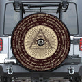 Eye of Providence Symbol Print Tire Cover With Camera Hole