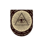 Eye of Providence Symbol Print Toilet Lid Cover