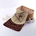 Eye of Providence Symbol Print Towel