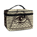 Eye of Providence Symbol Print Travel Makeup Bag