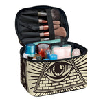 Eye of Providence Symbol Print Travel Makeup Bag