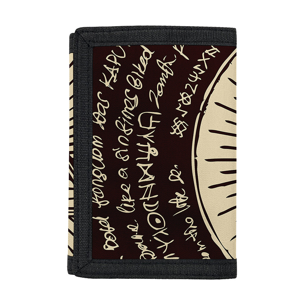 Eye of Providence Symbol Print Trifold Wallet