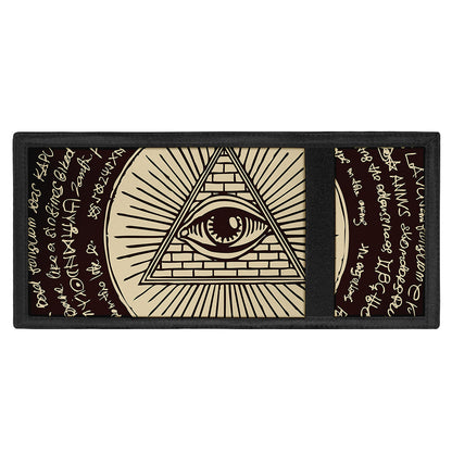 Eye of Providence Symbol Print Trifold Wallet