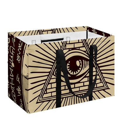 Eye of Providence Symbol Print Utility Tote Bag
